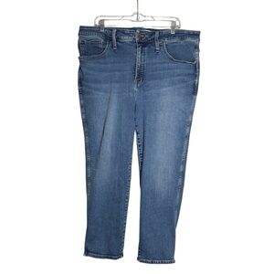 Madewell Curvy Roadtripper Stovepipe Jeans Size 20W Blue Stretchy Cotton Plus